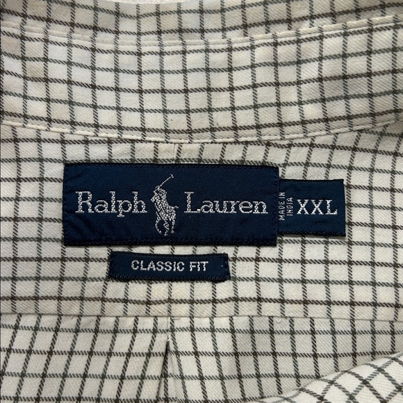Ralph Lauren long sleeve button down collar shirt.  XXL - Picture 7 of 8
